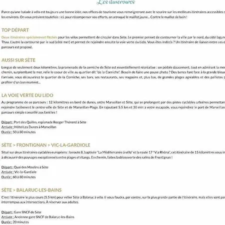 Sete, Studio Cabine,proche Mer , Clim, Wifi, Parking Prive شقة *